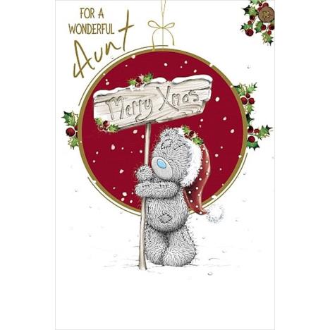Wonderful Aunt Me to You Bear Christmas Card £3.59